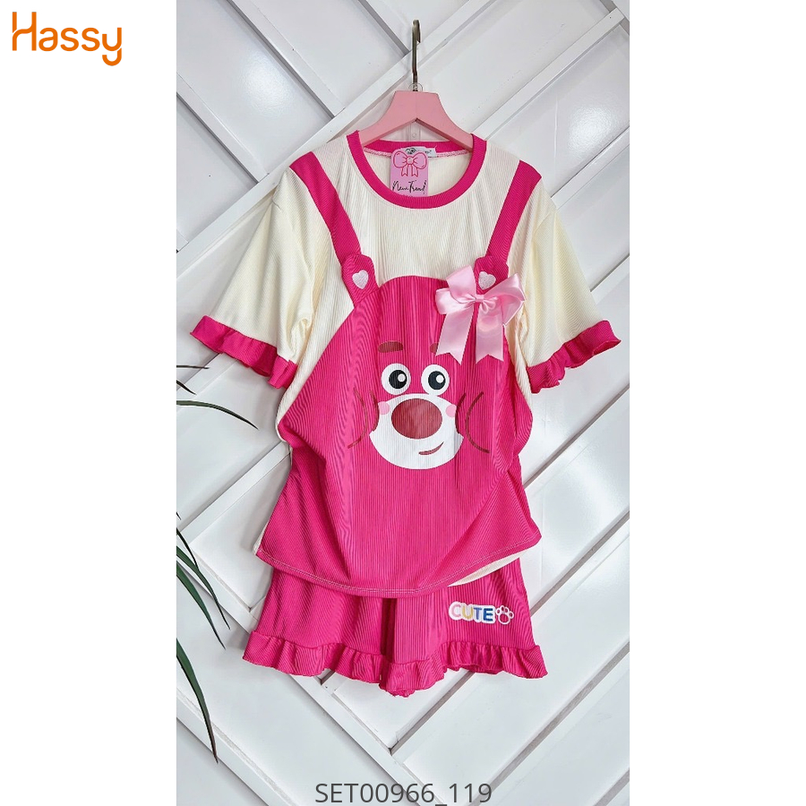 Hassy | Set bộ len tăm dễ thương đính nơ bèo MK | Hassy.vn - Thời trang nữ hot trend