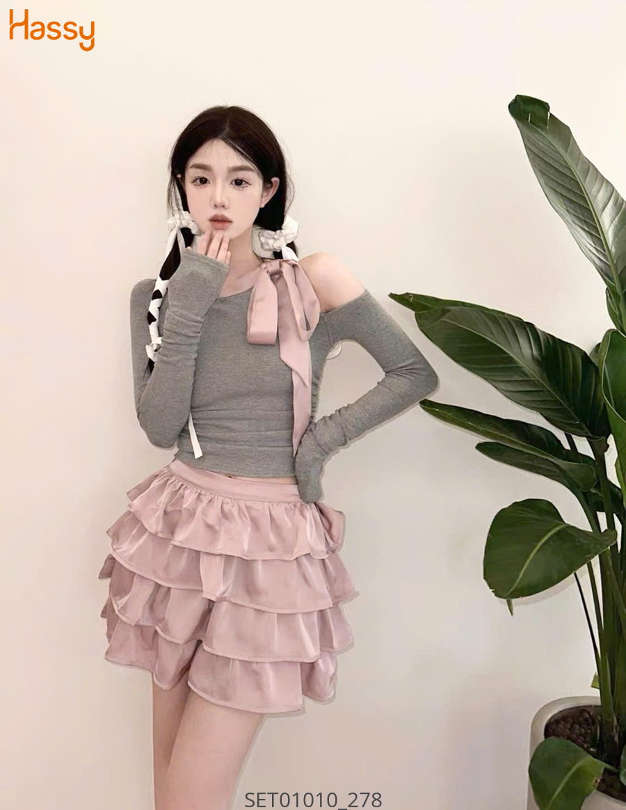 Hassy | Set chân váy lolita hồng( 46)  | Hassy.vn - Thời trang nữ hot trend