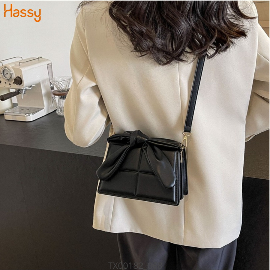 Hassy | Túi xách nữ dáng hộp da đeo chéo kèm nơTDC294 TSTHN | Hassy.vn - Thời trang nữ hot trend