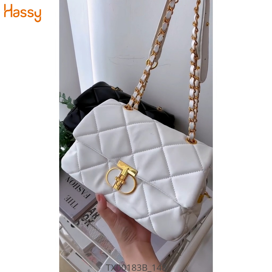 Hassy | Túi đeo chéo nữ  hoạ tiết khoá xoay TDC066 TSTHN | Hassy.vn - Thời trang nữ hot trend