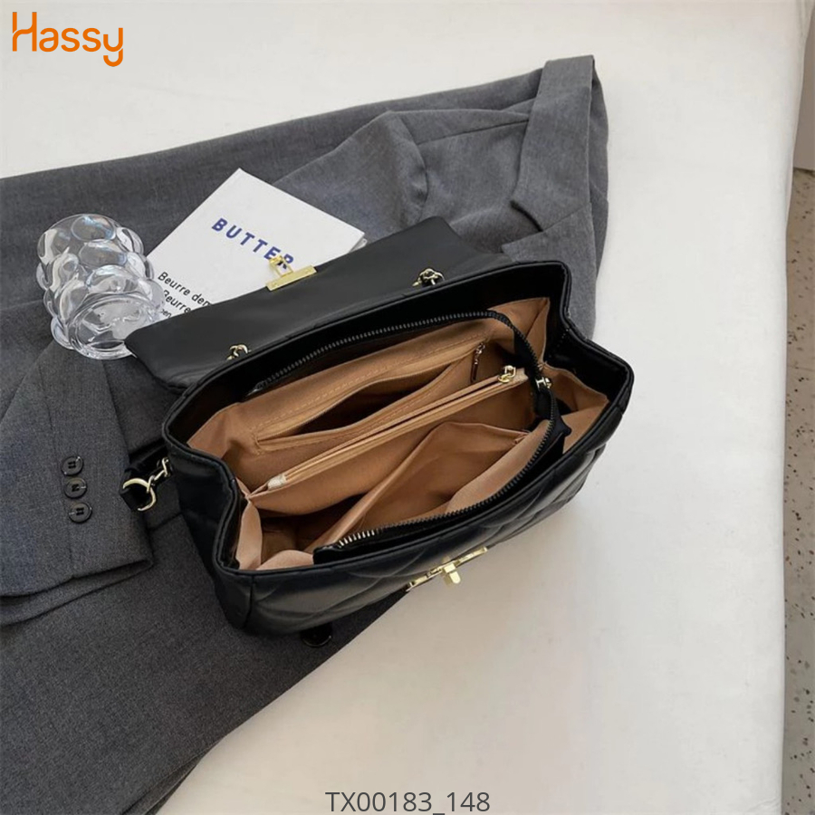 Hassy | Túi đeo chéo nữ  hoạ tiết khoá xoay TDC066 TSTHN | Hassy.vn - Thời trang nữ hot trend