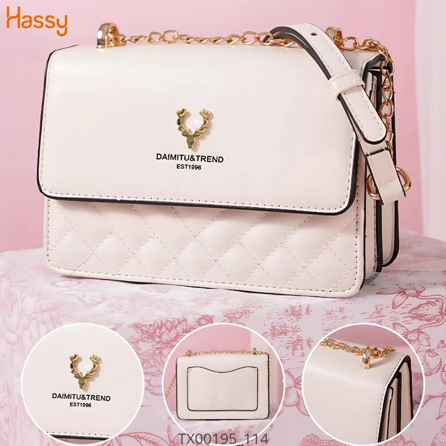 Hassy | Túi xách nữ đeo chéo vai basic dáng vuông TDC283 TSTHN | Hassy.vn - Thời trang nữ hot trend