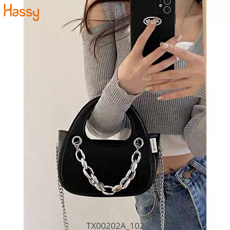 Hassy | Túi cầm tay đeo chéo dáng công sở phối xích TDC305 TSTHN | Hassy.vn - Thời trang nữ hot trend