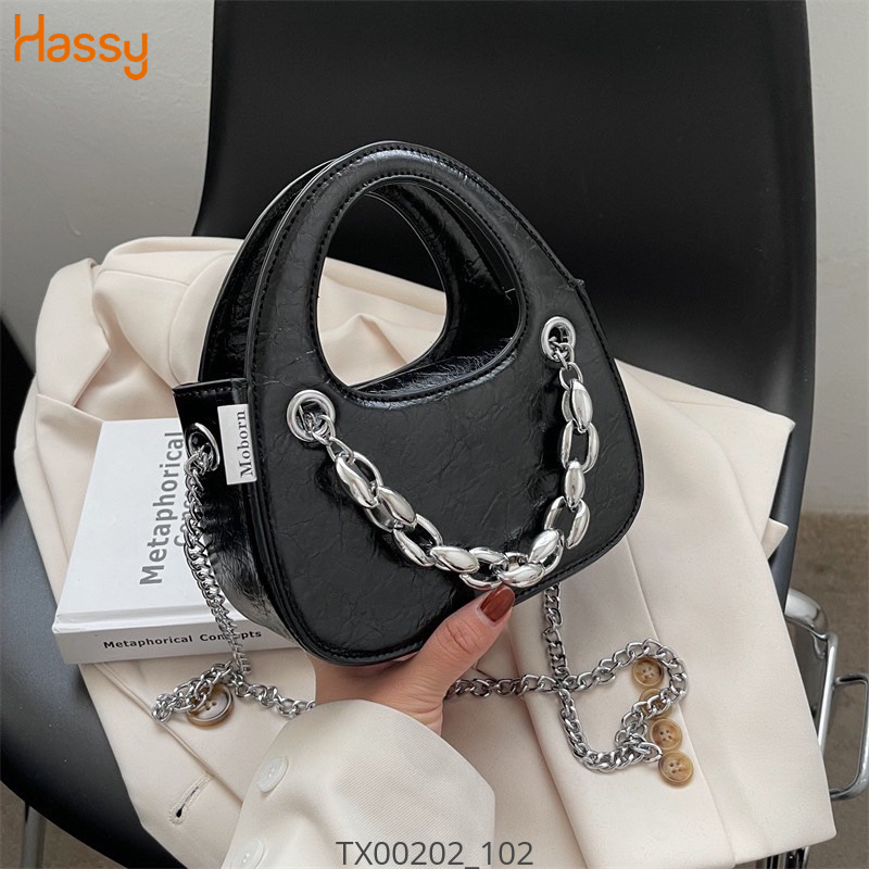 Hassy | Túi cầm tay đeo chéo dáng công sở phối xích TDC305 TSTHN | Hassy.vn - Thời trang nữ hot trend