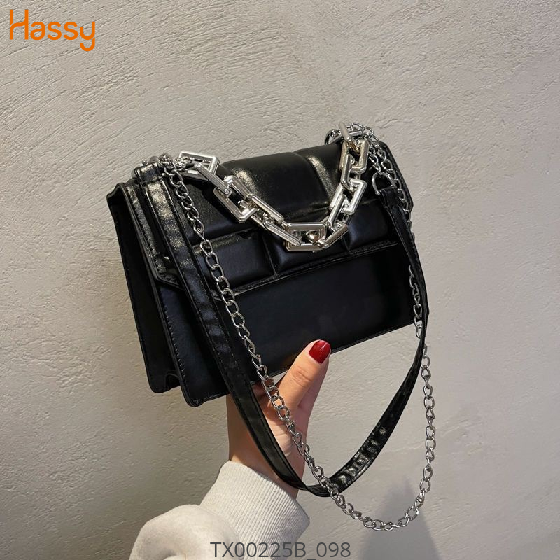 Hassy | Túi xách nữ đeo chéo dáng xinh phối Xích Trắng TDC188 TSTHN | Hassy.vn - Thời trang nữ hot trend