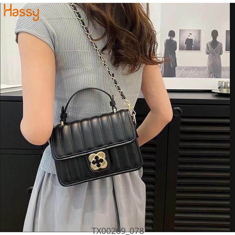 Hassy | Túi xách đeo chéo chần chỉ khoá hoa xoay TDC311 TSTHN | Hassy.vn - Thời trang nữ hot trend