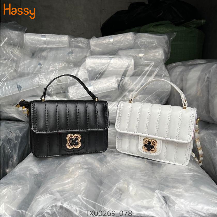 Hassy | Túi xách đeo chéo chần chỉ khoá hoa xoay TDC311 TSTHN | Hassy.vn - Thời trang nữ hot trend