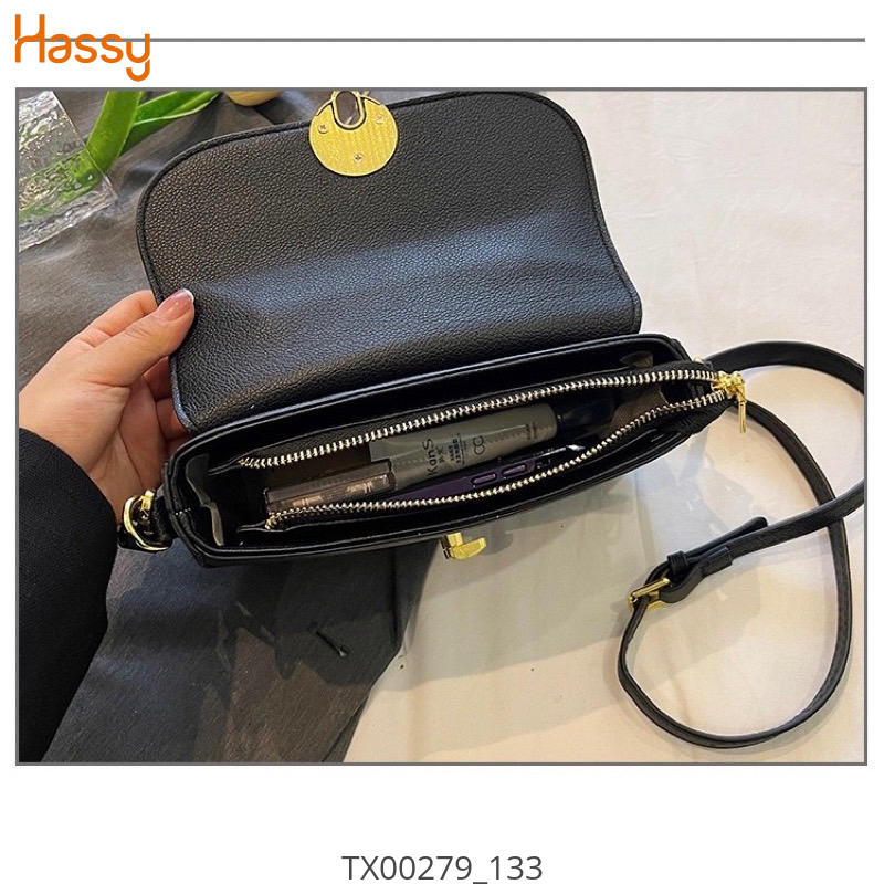 Hassy | Túi xách nữ kẻ ô trám phối dây xích đeo chéo TDC023 TSTHN | Hassy.vn - Thời trang nữ hot trend