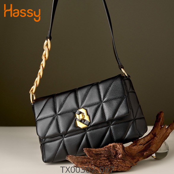 Hassy | Túi Xách Khoá Xoay Chần Chỉ Tam Giác Đeo Chéo TDC289 TSTHN | Hassy.vn - Thời trang nữ hot trend